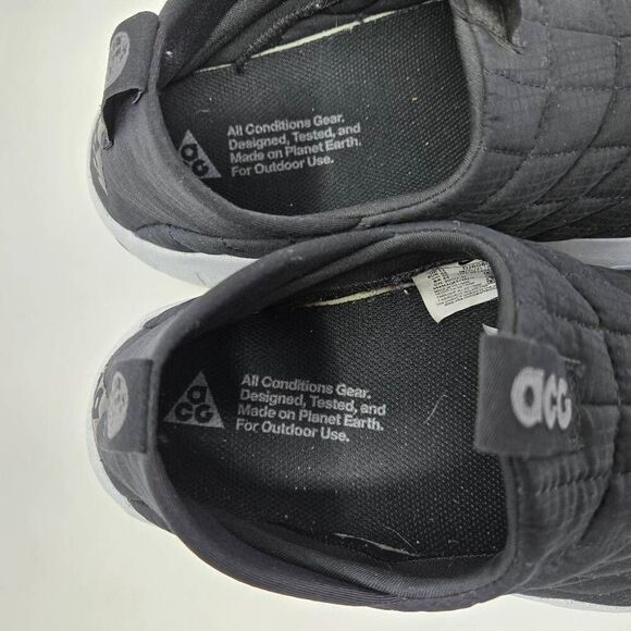 NIKE ACG MOC 3.5 CARGO BLACK IRON GREY SLIP ON SNEAKER SHOE MEN’S US SIZE 12 - Picture 3 of 8